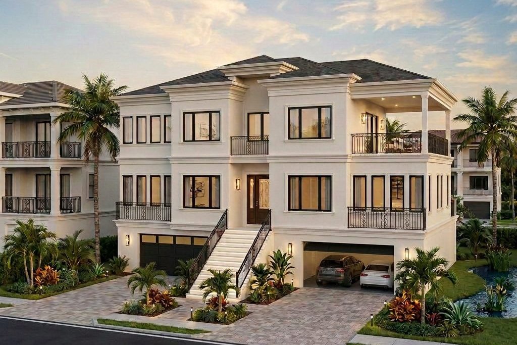 New house rendering in Gulfport, Florida